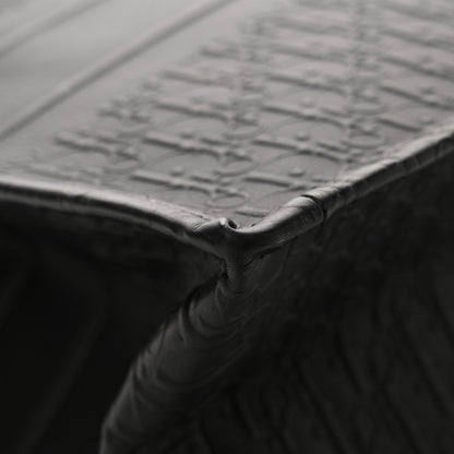 Christian Dior Oblique Calfskin Embossed Large Book Tote Black 15 of 16