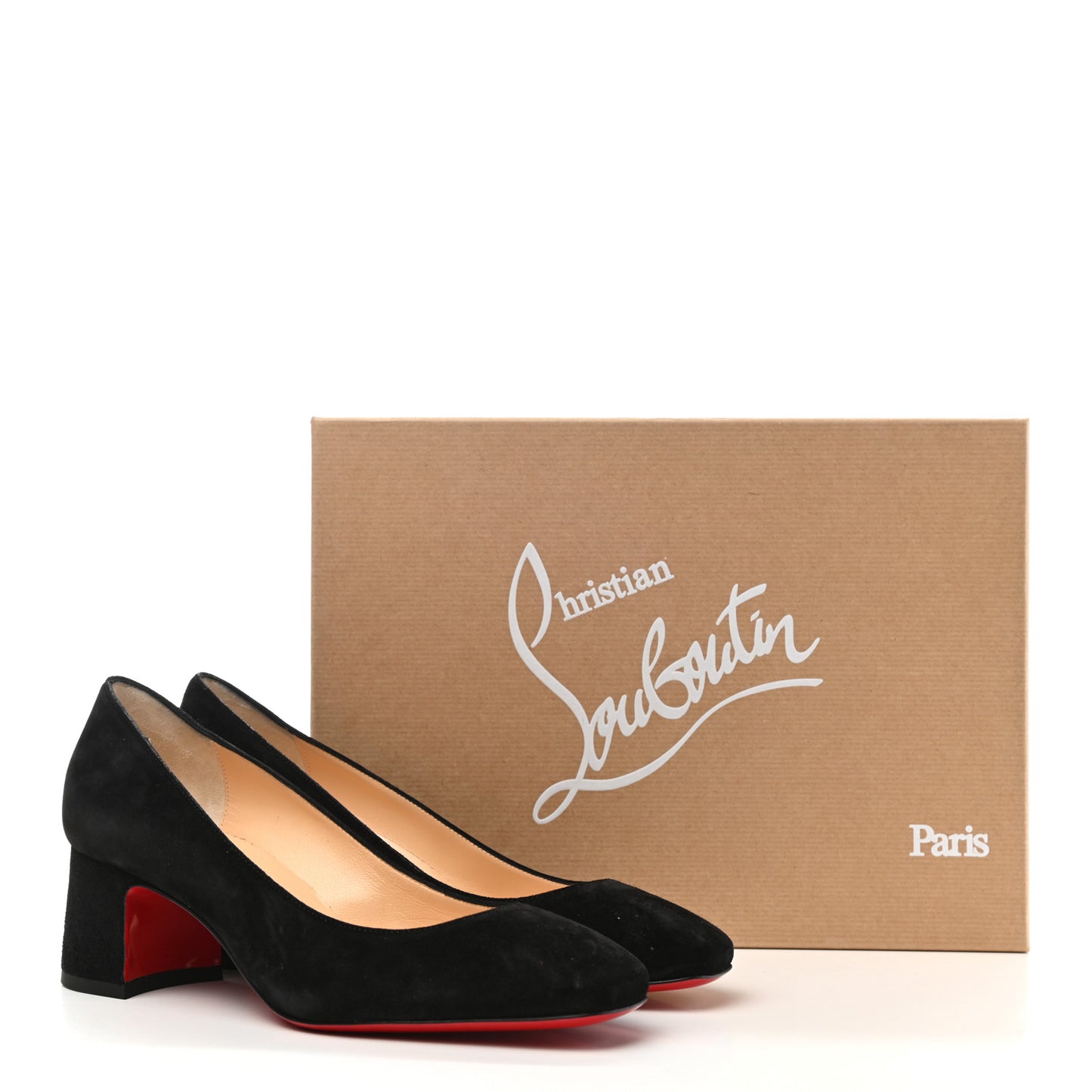 Veau Velours Donna Studs 55 Pumps 35.5 Black
