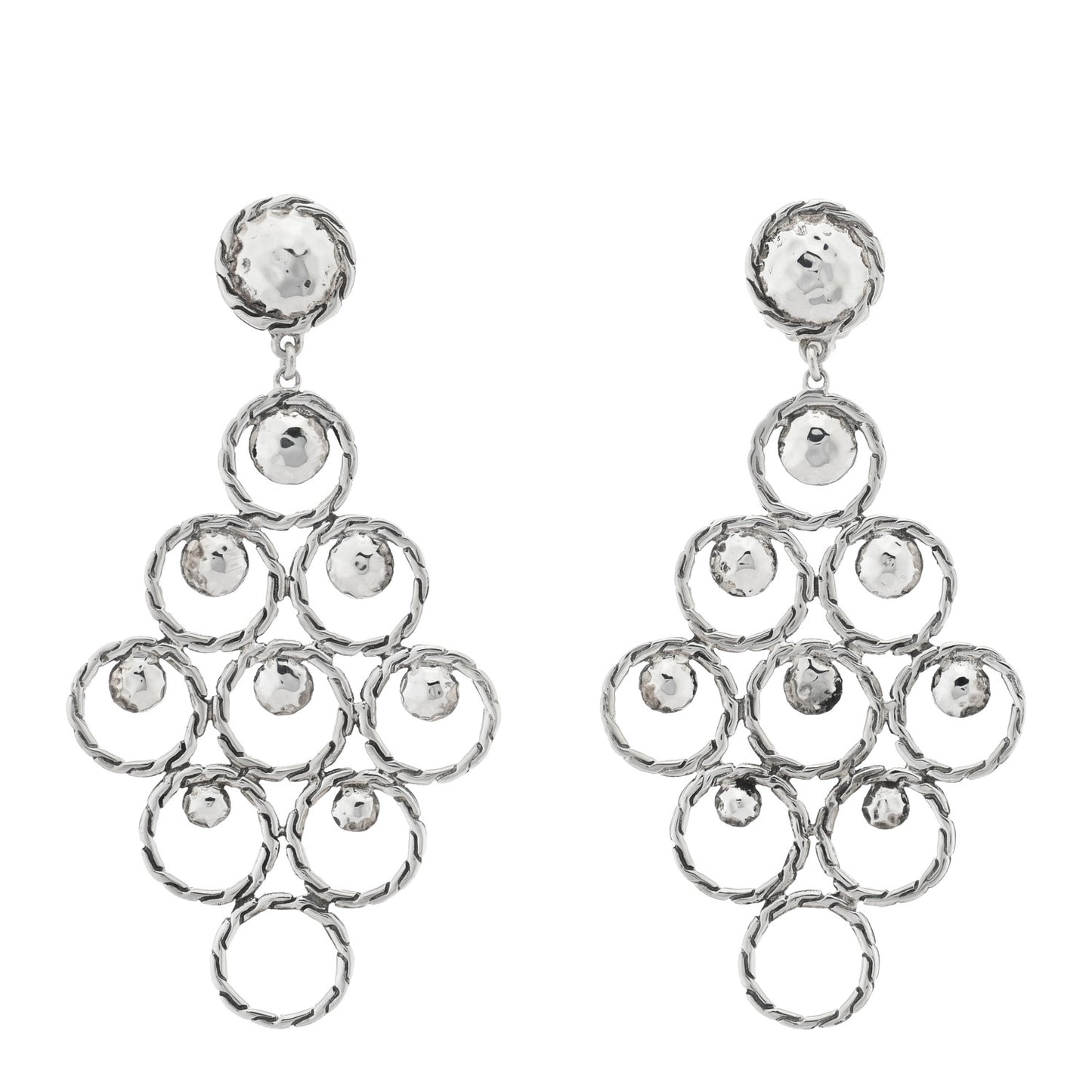 Sterling Silver Palu Chandelier Drop Earrings