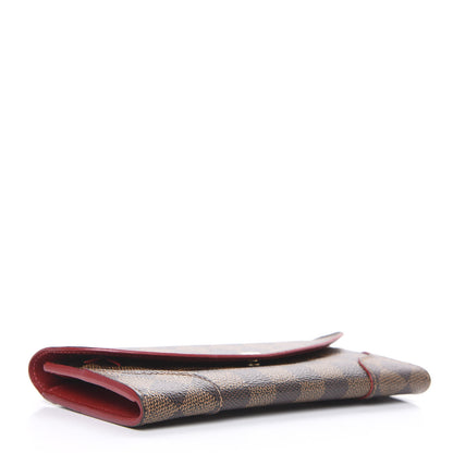 Louis Vuitton Damier Ebene Caissa Wallet Cherry 4 of 11