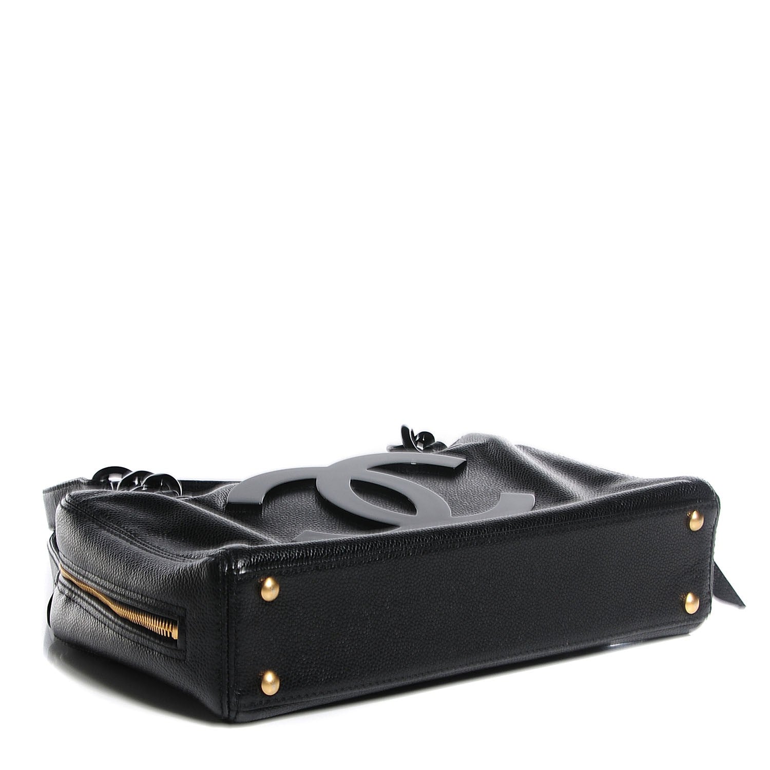 Chanel Caviar CC Bowler Black 4 of 7