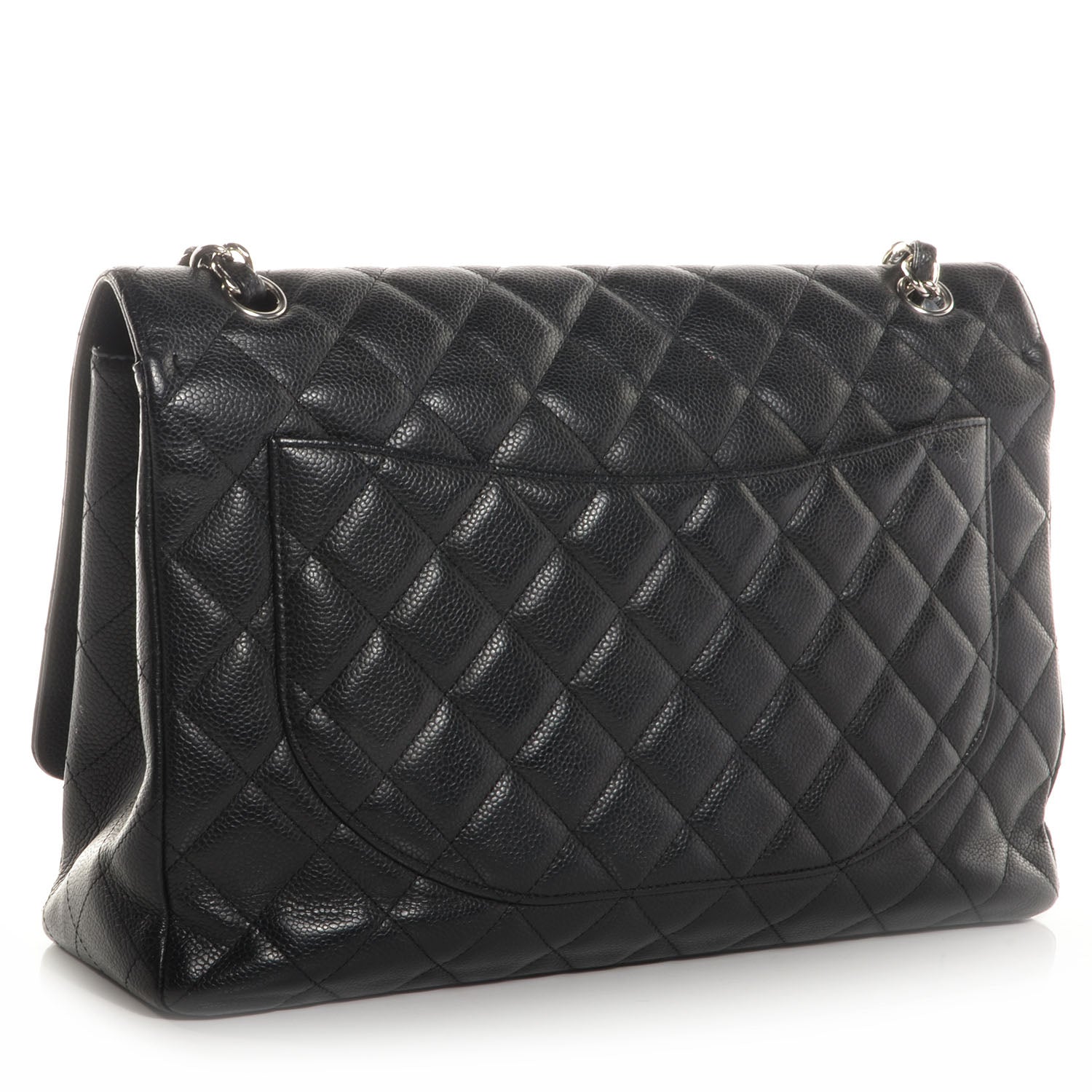 Chanel Caviar Maxi Single Flap Black 3 of 8