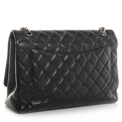 Chanel Caviar Maxi Single Flap Black 3 of 8