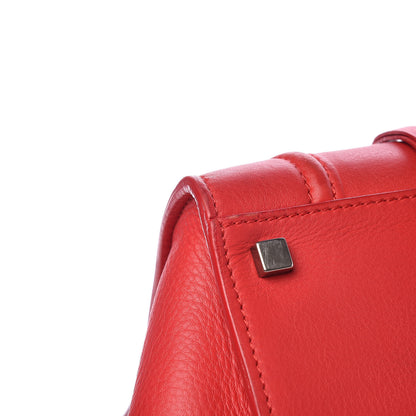 Celine Supple Calfskin Medium Phantom Luggage Vermillion 15 of 21