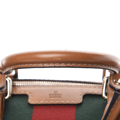 Gucci Monogram Vintage Web Medium Boston Tobacco 14 of 16