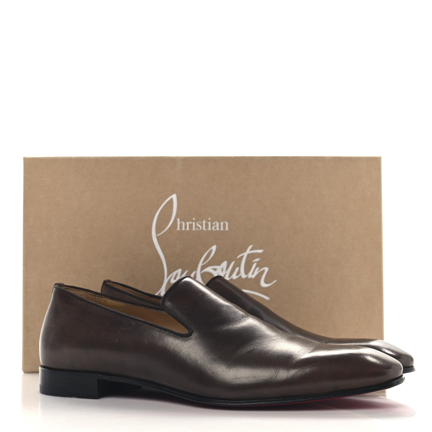 Calfskin Mens Dandelion Flat Loafers 42.5 Cosme