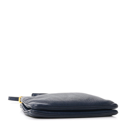 Prada Vitello Phenix Double Zip Crossbody Bag Baltico 4 of 10