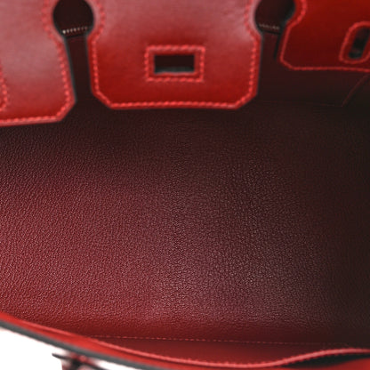 Hermes Box Birkin Sellier 25 Rouge H 4 of 13