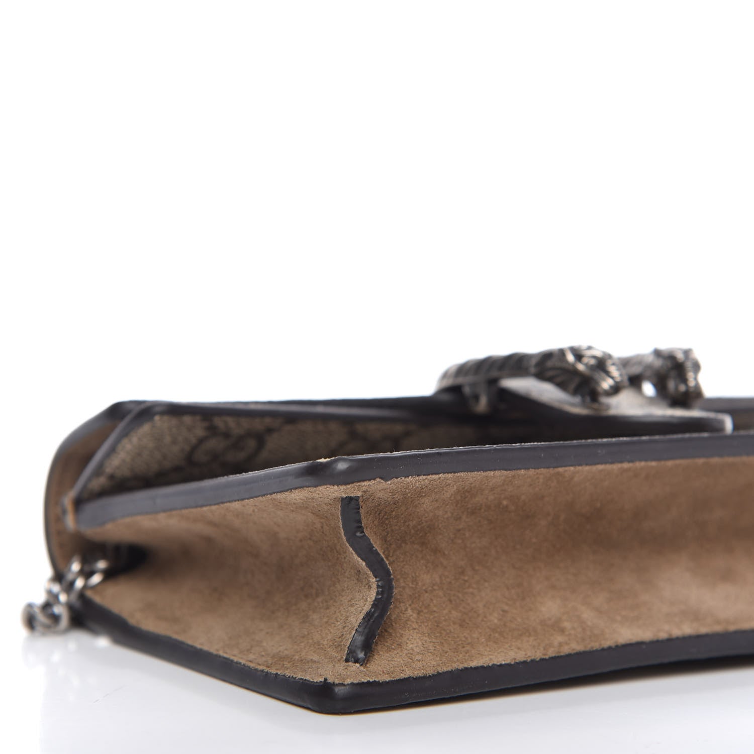 Gucci GG Supreme Monogram Super Mini Dionysus Shoulder Bag Taupe 6 of 9