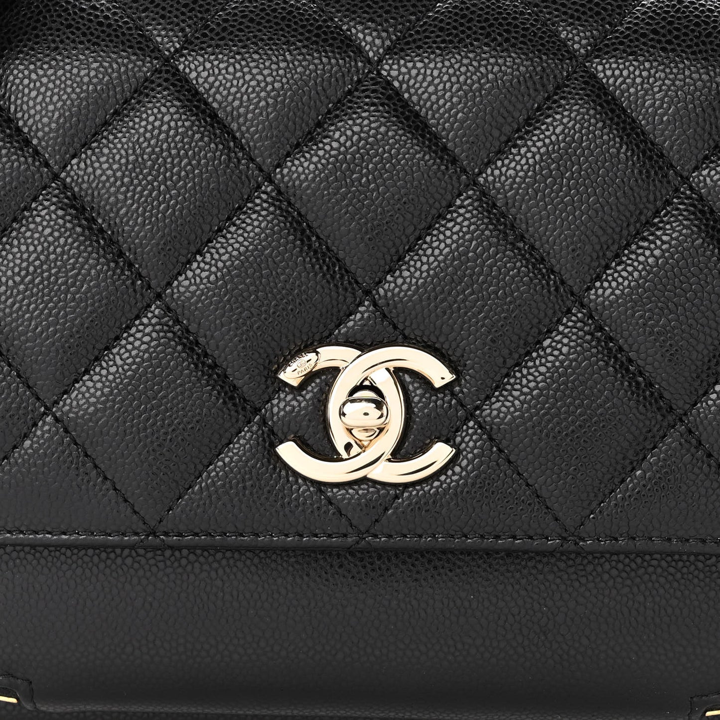 Caviar Quilted Medium Business Affinity Flap Black