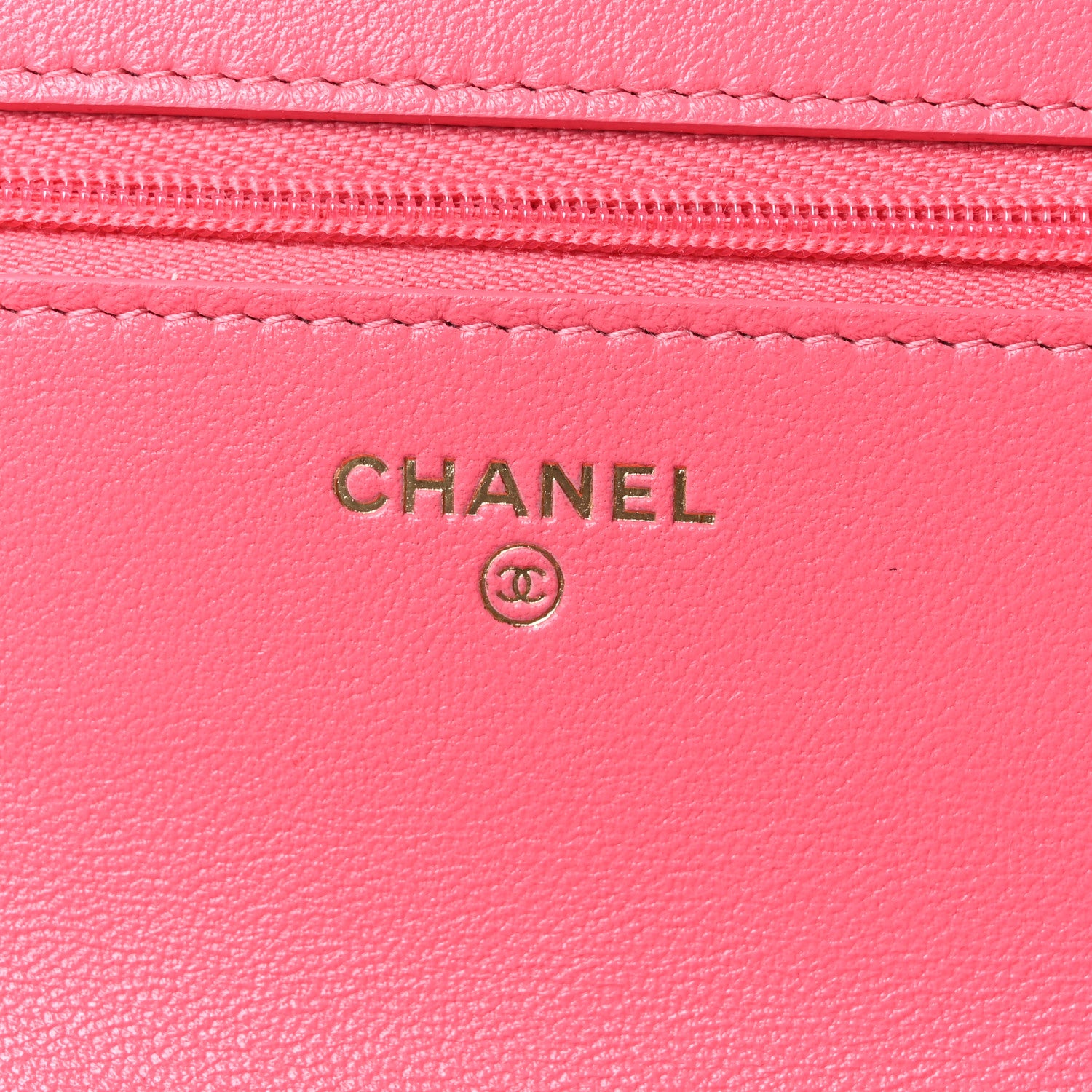 Chanel Lambskin Plexiglass Quilted Coco Love Wallet On Chain WOC Pink 6 of 12