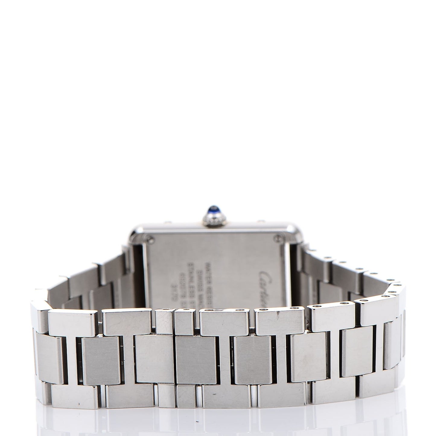 Stainless Steel 24mm Tank Solo Quartz Watch