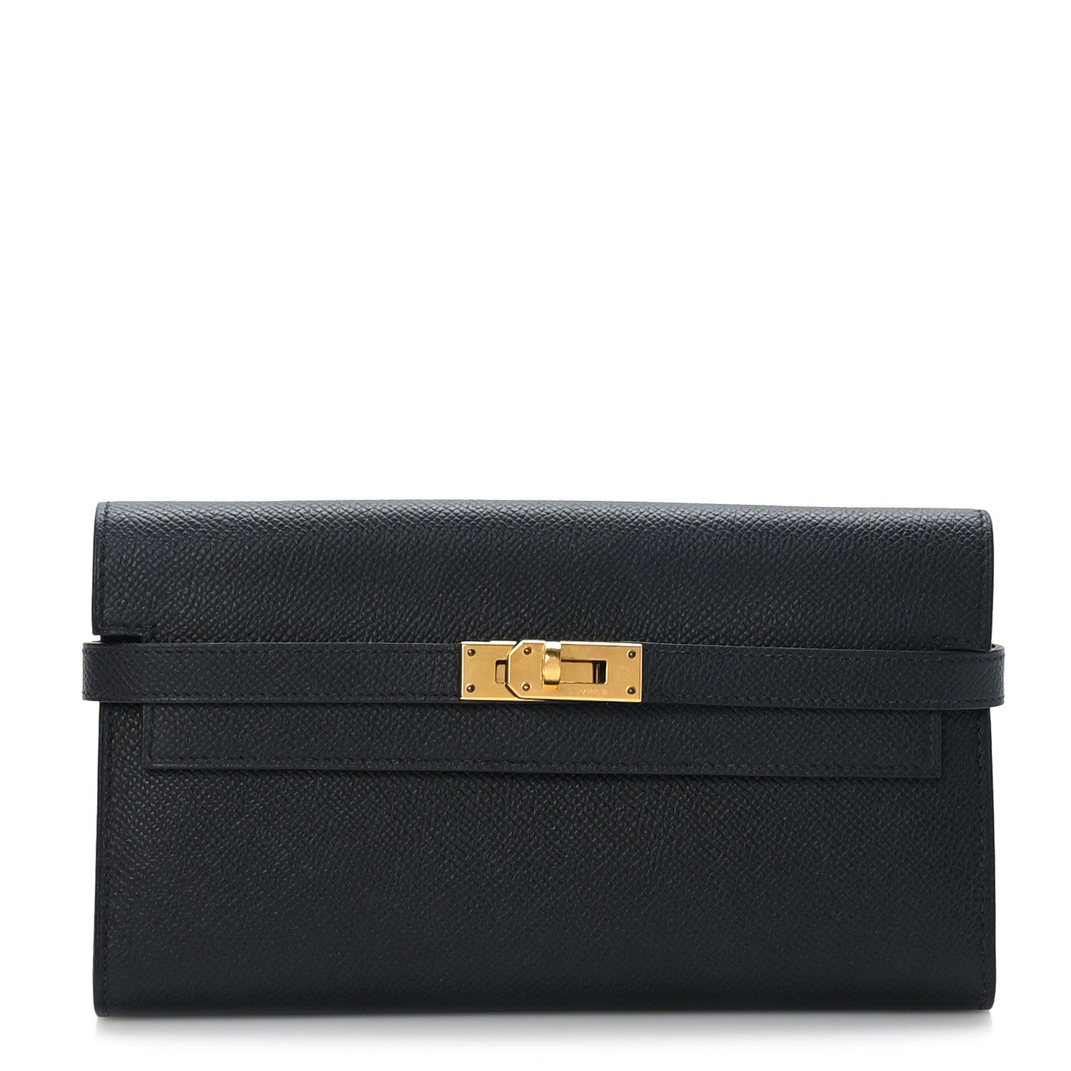 Hermes Epsom Kelly Longue Wallet Black 1 of 8