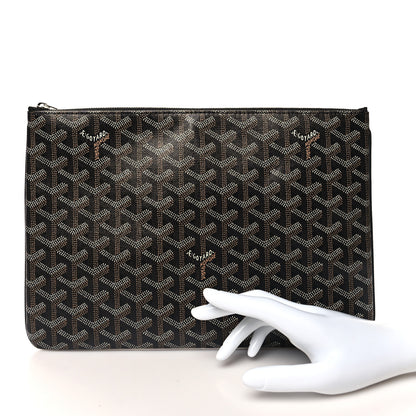 Goyard Goyardine Senat Pochette MM Black 2 of 7