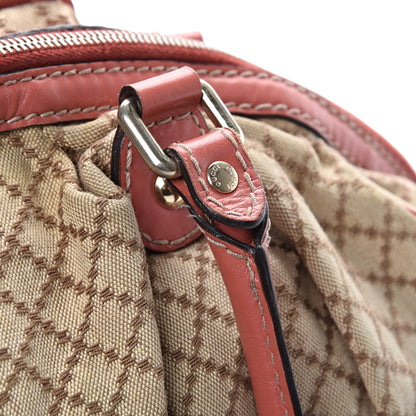 Gucci Diamante Medium Sukey Boston Interlocking G Charm Bag Pink 11 of 17