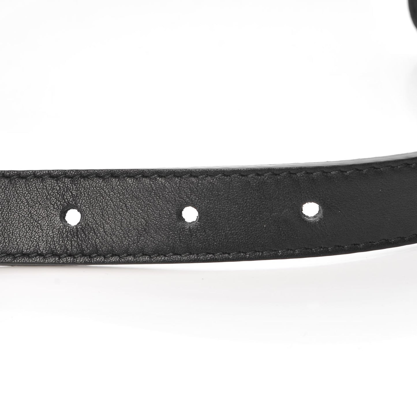 Calfskin Double G 20mm Belt 80 32 Black