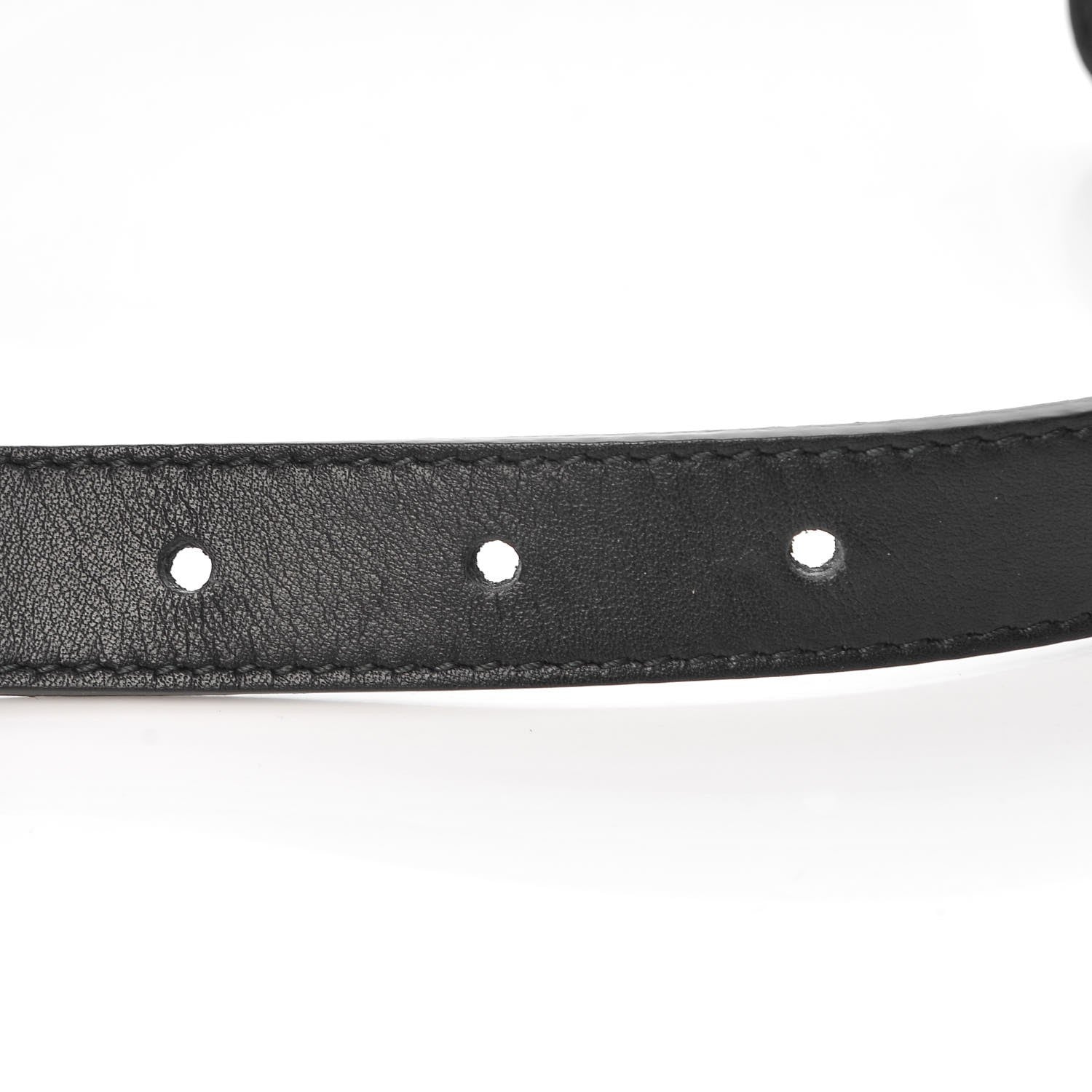 Gucci Calfskin Double G 20mm Belt 80 32 Black 5 of 6