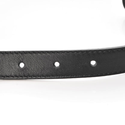 Gucci Calfskin Double G 20mm Belt 80 32 Black 5 of 6