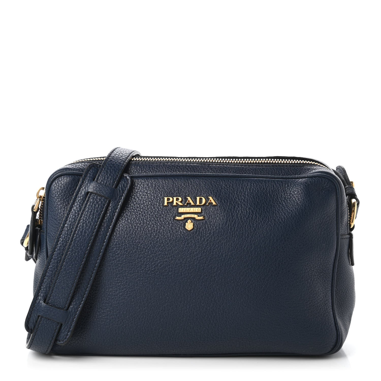 Prada Vitello Phenix Camera Bag Baltico 1 of 11