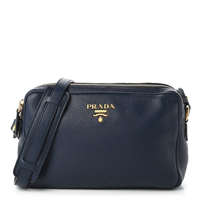 Prada Vitello Phenix Camera Bag Baltico 1 of 11
