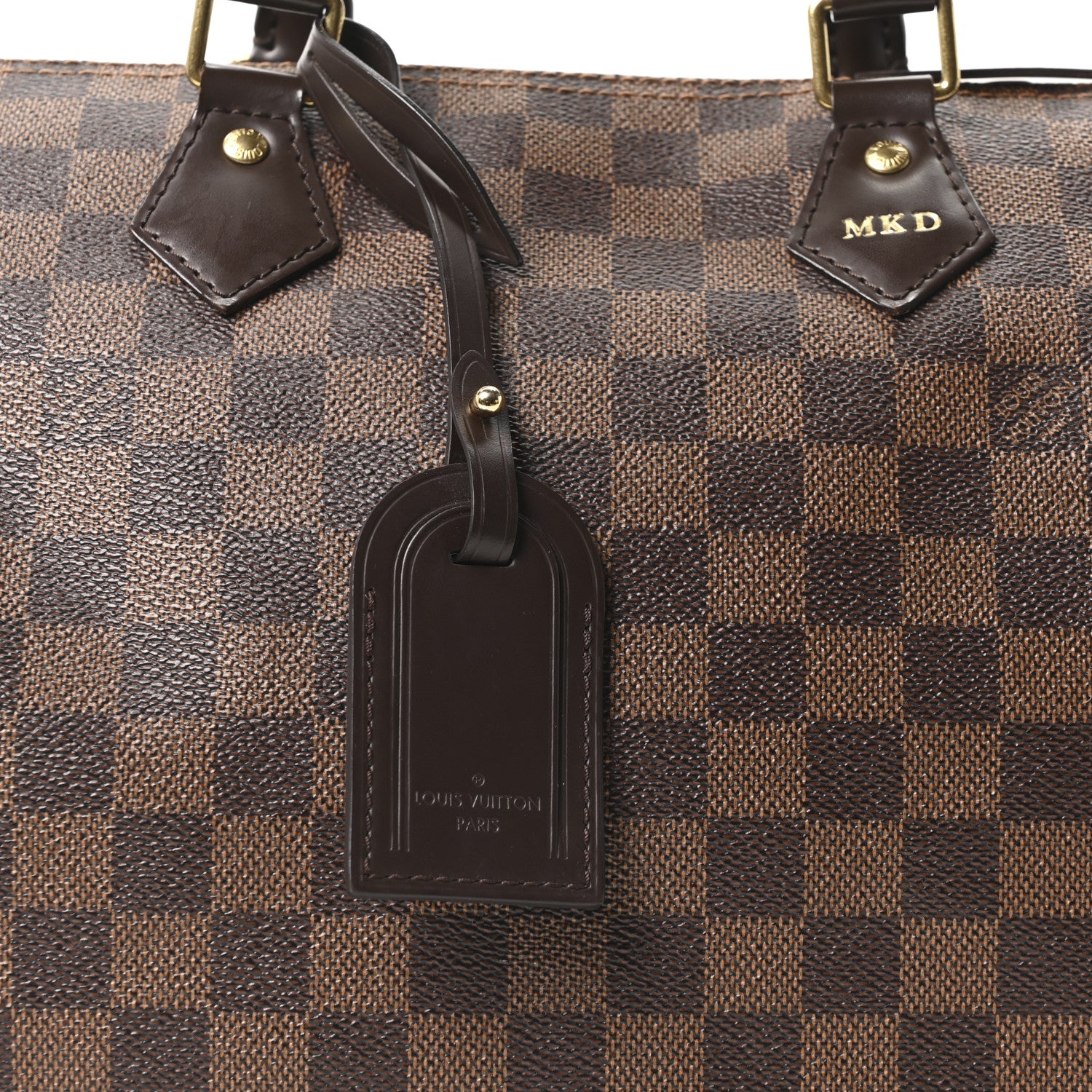 Louis Vuitton Damier Ebene Speedy 30 7 of 9