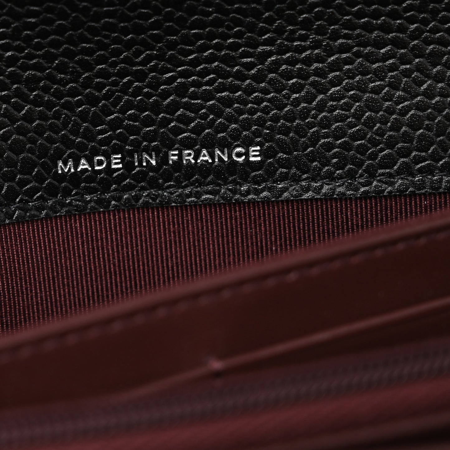 Caviar Quilted Large Gusset Flap Wallet Black