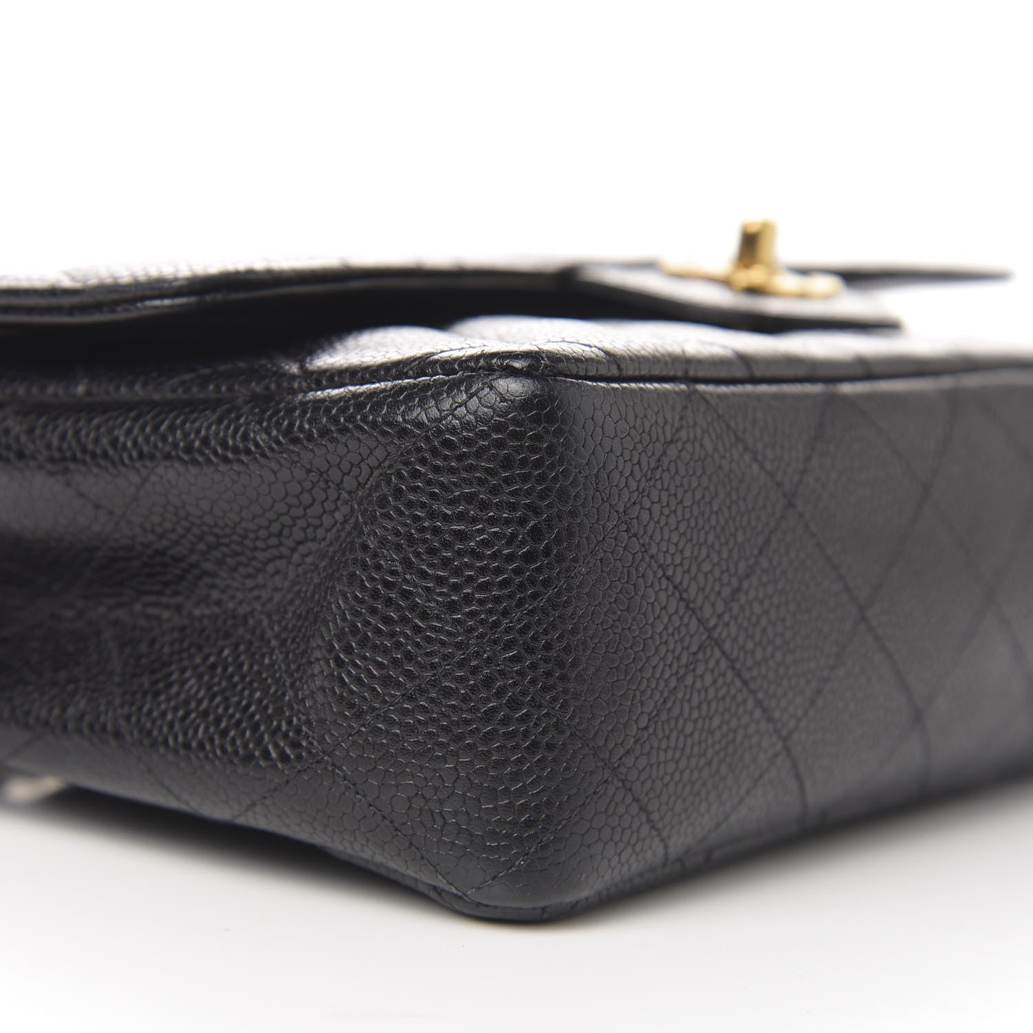 Chanel Caviar Quilted Medium Double Flap Black 9 of 11