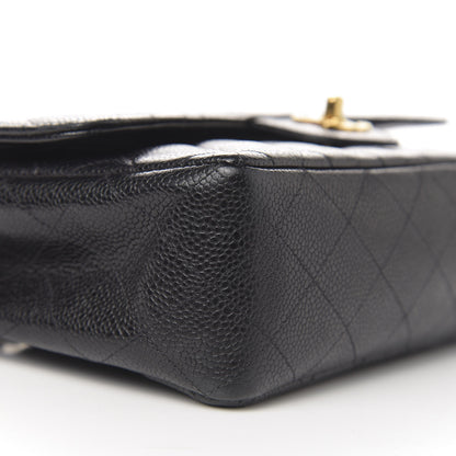 Chanel Caviar Quilted Medium Double Flap Black 9 of 11