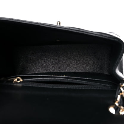 Chanel Lambskin Quilted Mini Square Flap Black 5 of 11