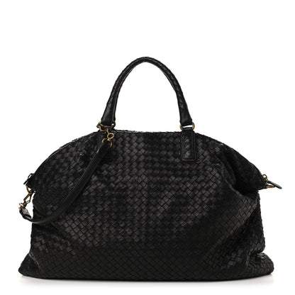 Bottega Veneta Nappa Intrecciato Maxi Convertible Tote Black 1 of 11