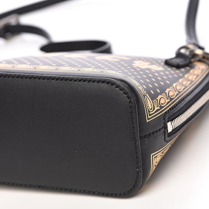 Gucci X SEGA Calfskin GUCCY Stars Mini Dome Shoulder Bag Black Gold 10 of 10