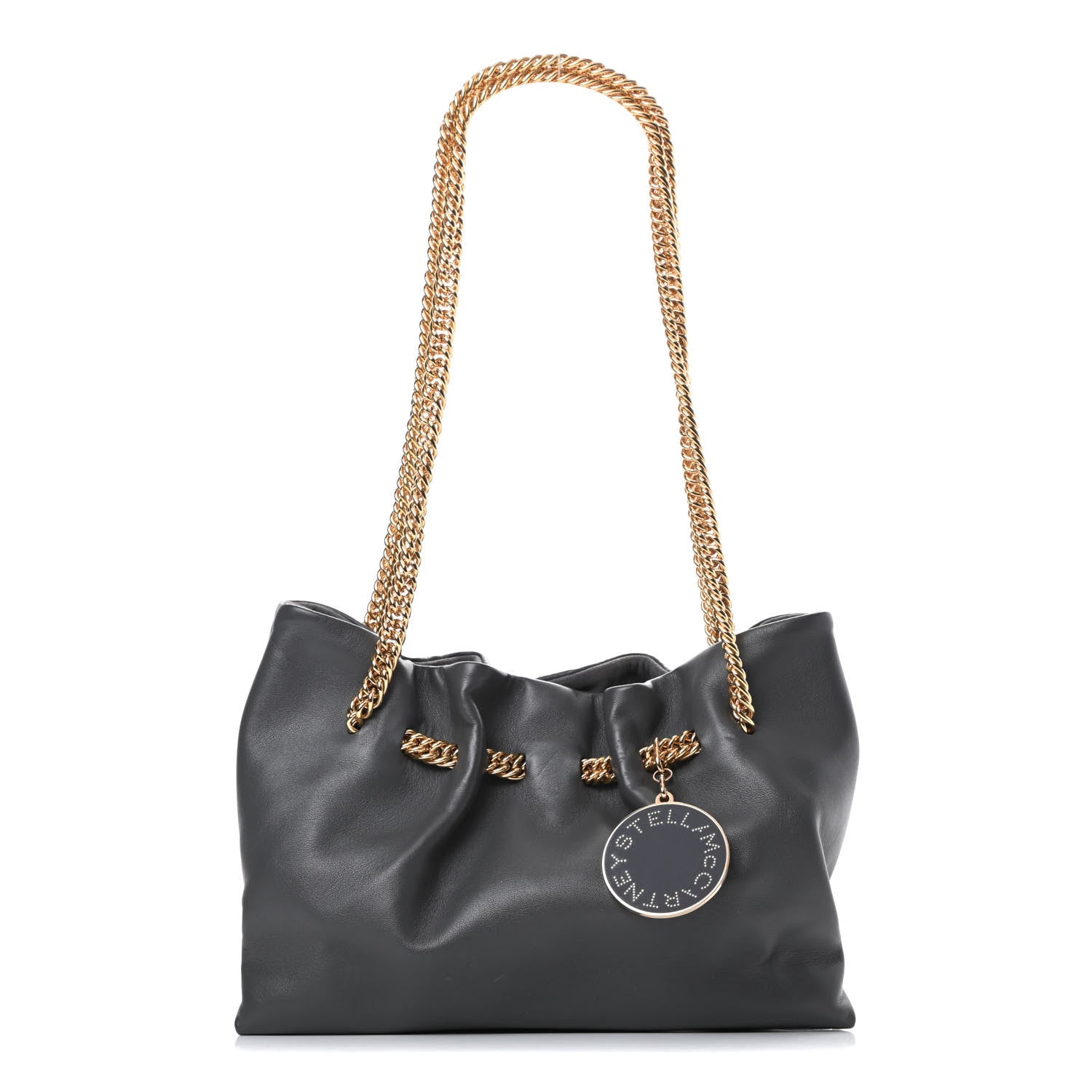 Stella McCartney Eco Alter Nappa Small Noma Soft Bucket Bag Grey 1 of 13