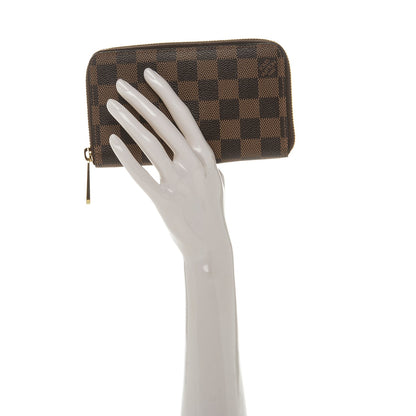Louis Vuitton Damier Ebene Zippy Compact Wallet 2 of 8