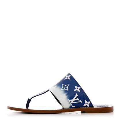 Louis Vuitton Monogram Escale Palma Sandals 37 Blue 1 of 12