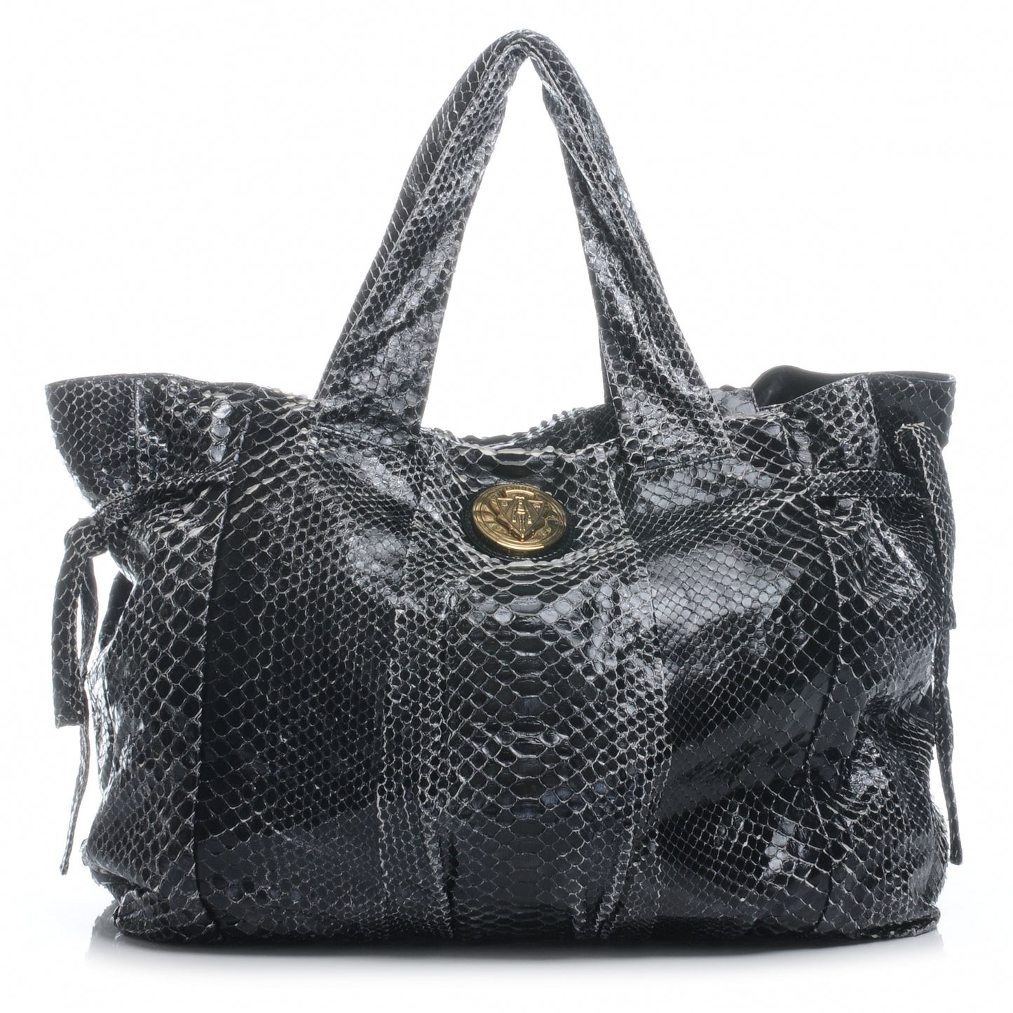 Python Large Hysteria Tote Black