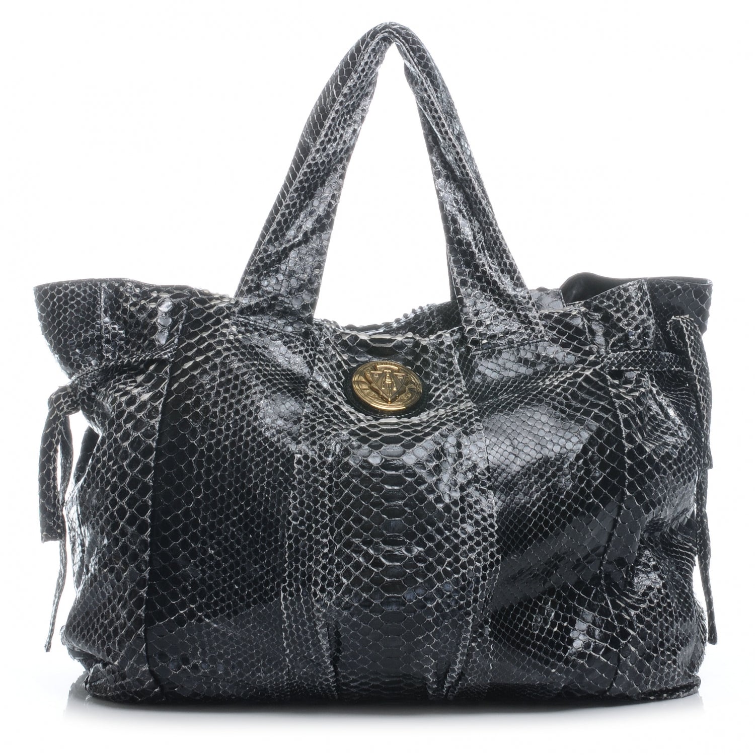Gucci Python Large Hysteria Tote Black 1 of 8