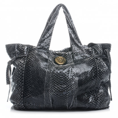 Gucci Python Large Hysteria Tote Black 1 of 8