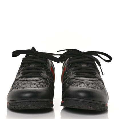 Gucci Microguccissima Web Sneakers 37.5 Black 2 of 8