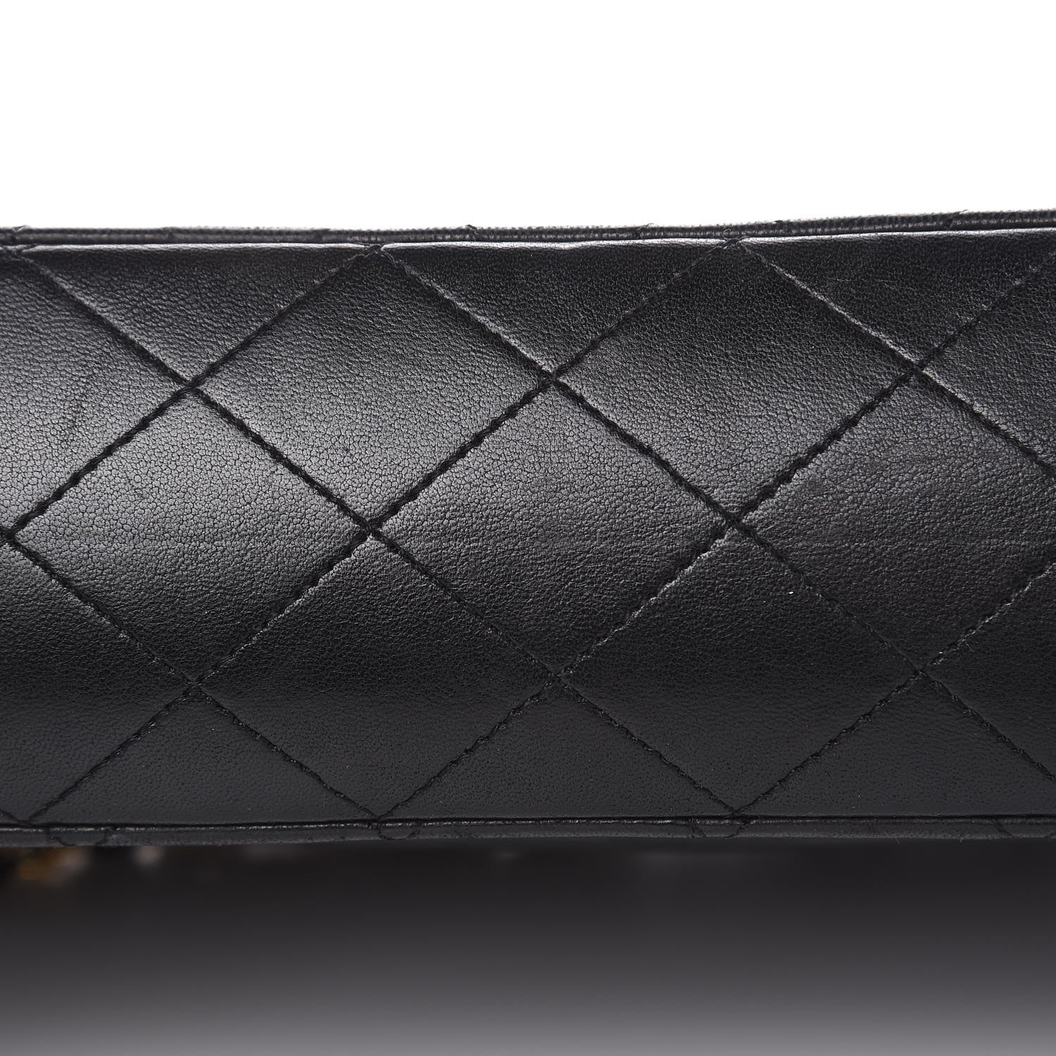 Chanel Lambskin Quilted Medium Double Flap Black 11 of 14