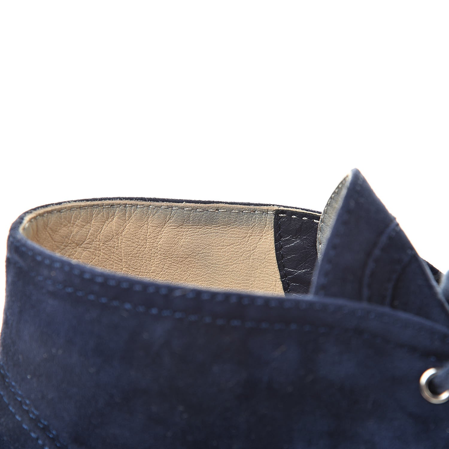 Chanel Suede Lace Up Espadrilles 37 Dark Navy Blue 12 of 12