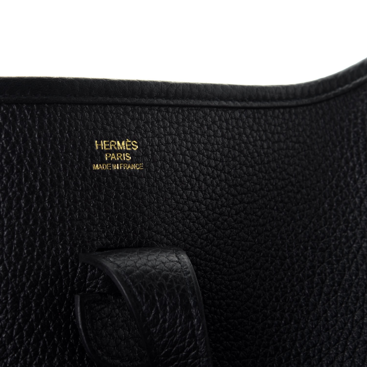 Hermes Taurillon Clemence Evelyne III PM Black 6 of 10