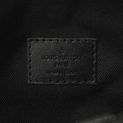 Louis Vuitton Calfskin Monogram Shadow Discovery Bumbag Black 6 of 9