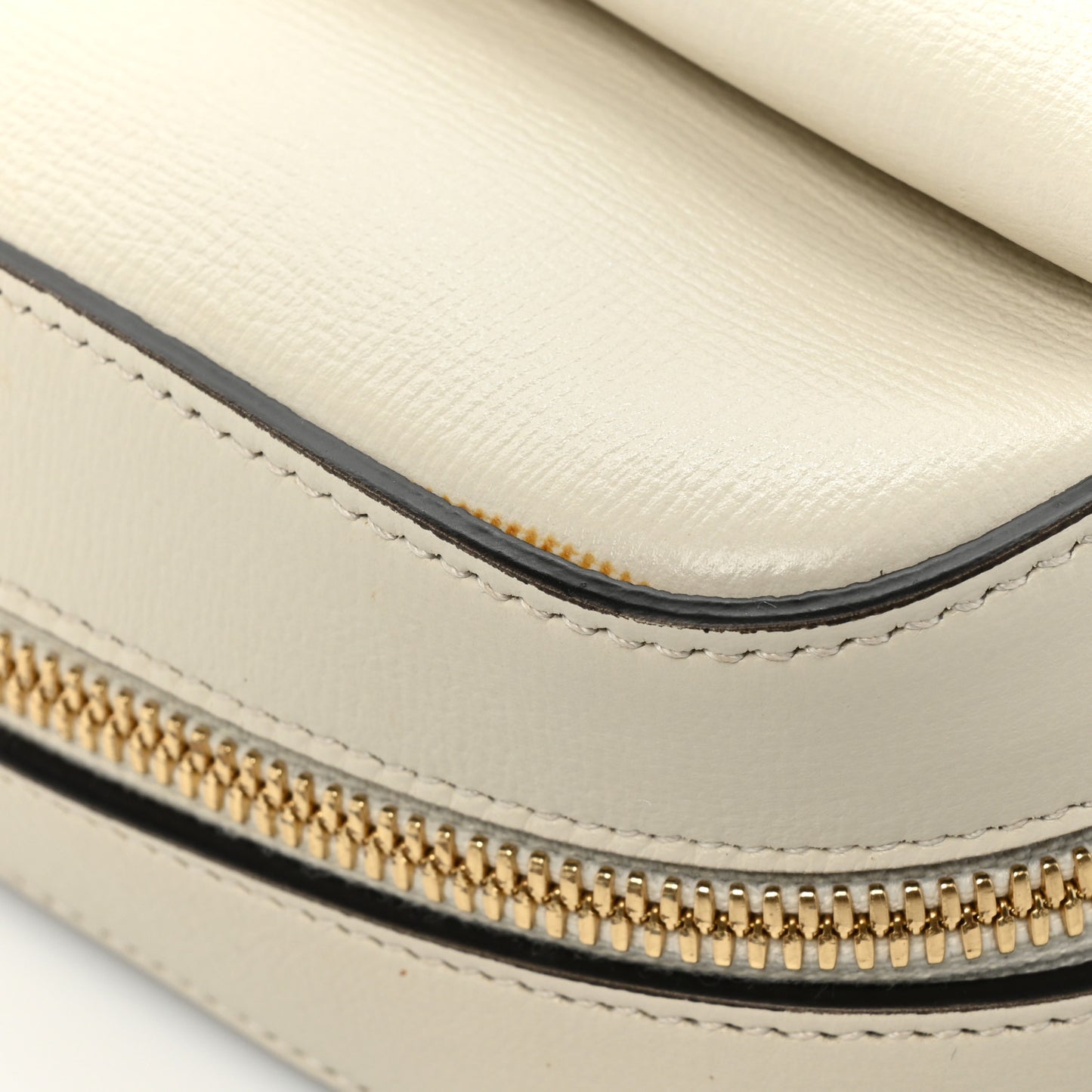 Azalea Calfskin Small Horsebit 1955 Shoulder Bag Mystic White