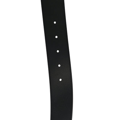 Gucci Moon Calfskin Pearl Double G 40mm Belt 95 38 Black Cream 8 of 9