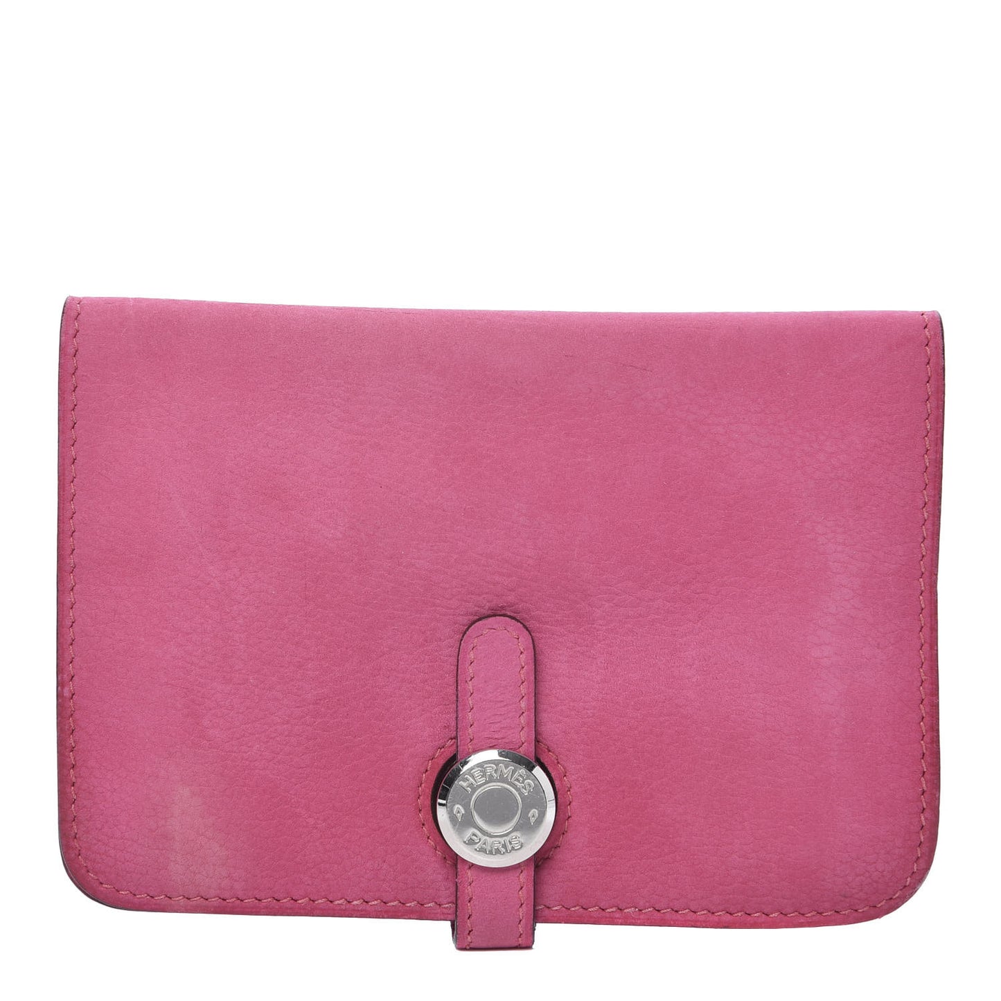 Taurillon Gaucho Dogon Compact Wallet Fuchsia