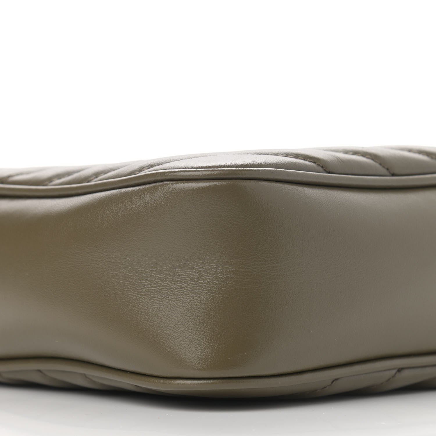 Saint Laurent Calfskin Matelasse Monogram Lou Camera Bag Military Olive 9 of 10
