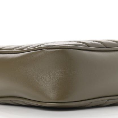 Saint Laurent Calfskin Matelasse Monogram Lou Camera Bag Military Olive 9 of 10