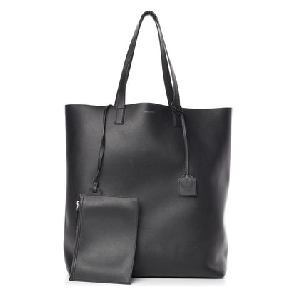 Saint Laurent Calfskin Medium Shopping Tote Black 1 of 17