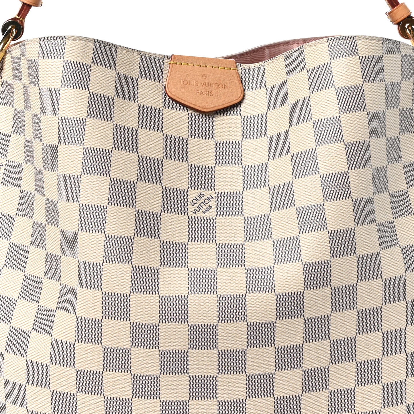 Damier Azur Graceful MM Rose Ballerine