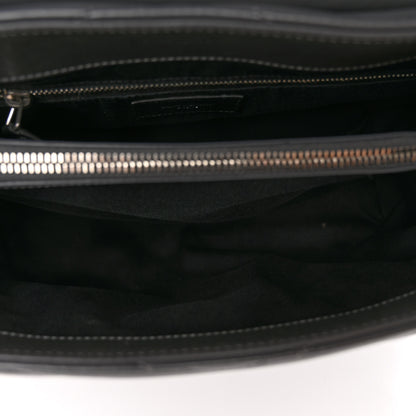 Saint Laurent Calfskin Y Quilted Monogram Medium Loulou Chain Satchel Storm 5 of 9